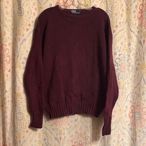 Polo by Ralph Lauren Men’s Crewneck Sweater - Burgundy